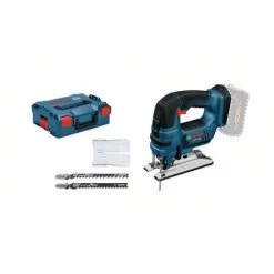 Bosch Professional Bosch Akku-Stichsäge GST 18 V-LI B, Solo Version, L-BOXX, 3 X Stichsägeblatt