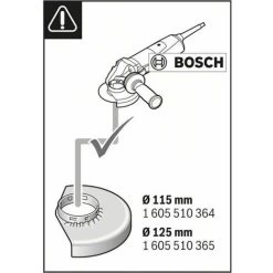 Bosch Professional Bosch Absaughaube Full Cover GDE 115/125 FC-T, Systemzubehör -Werkzeug Bosch Geschäft 11619491 2