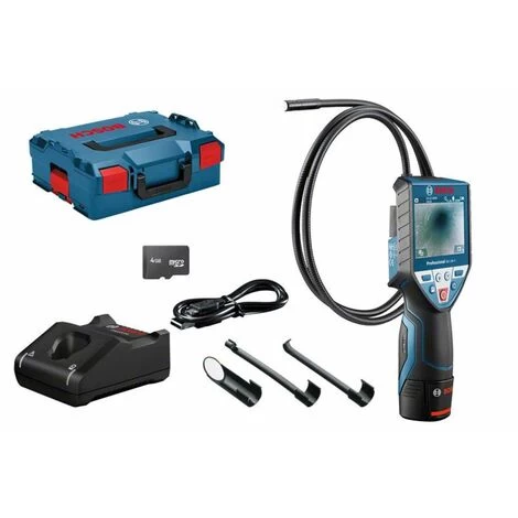Bosch Professional Bosch Akku Inspektionskamera GIC 120 M. Speich Bosch, 1 X 1,5 Ah Ladegerät GAL1230 L-Boxx 3 Bosch Professional Bosch Akku Inspektionskamera GIC 120 M. Speich Bosch, 1 X 1,5 Ah Ladegerät GAL1230 L-Boxx
