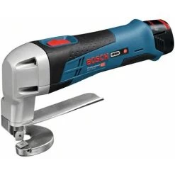 Bosch Professional Bosch Akku-Blechschere GSC 12V-13, Mit 2 X 2,0 Ah Li-Ion Akku, L-BOXX