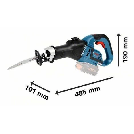 Bosch Professional Bosch Akku-Säbelsäge GSA 18 V-32, Solo Version, 1 X Säbelsägeblatt, Handwerkerkoffer 6 Bosch Professional Bosch Akku-Säbelsäge GSA 18 V-32, Solo Version, 1 X Säbelsägeblatt, Handwerkerkoffer – Bild 4