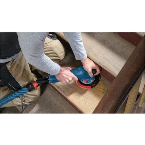 Bosch Professional Bosch Exzenterschleifer GET 75-150, L-BOXX, 3 X Schleifblatt M480, Zubehör 5 Bosch Professional Bosch Exzenterschleifer GET 75-150, L-BOXX, 3 X Schleifblatt M480, Zubehör – Bild 3