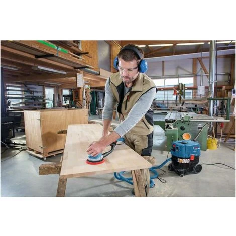 Bosch Professional Bosch Exzenterschleifer GET 75-150, L-BOXX, 3 X Schleifblatt M480, Zubehör 6 Bosch Professional Bosch Exzenterschleifer GET 75-150, L-BOXX, 3 X Schleifblatt M480, Zubehör – Bild 4