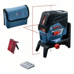 Bosch Professional Bosch Kombilaser GCL 2-50 C, Mit 4 X 1,5-V-LR6-(AA)-Batterien, Akku-Adapter, RM 2