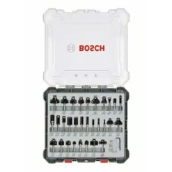 Bosch Freihandfräser-Set, 8-mm-Schaft, 30-tlg.