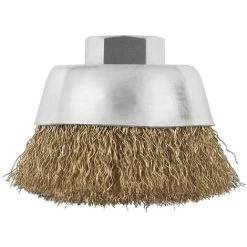 Bosch Topfbürste. Messing. Gewellter Draht. 0.3 Mm. 75 M