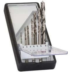 Bosch 1/4Bitaufnahme Holzspiralbohrer-Set Robust Line 2-8mm