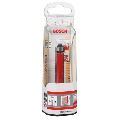 Bosch Bündigfräser 8 Mm. D1 12.7 Mm. L 40 Mm. G 84 Mm 4 Bosch Bündigfräser 8 Mm. D1 12.7 Mm. L 40 Mm. G 84 Mm – Bild 2