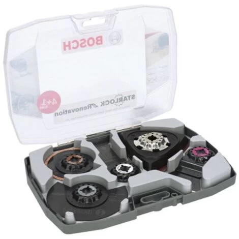 Bosch Multifunktionswerkzeug Zubehör Set Starlock For Renovation 5-tlg 3 Bosch Multifunktionswerkzeug Zubehör Set Starlock For Renovation 5-tlg