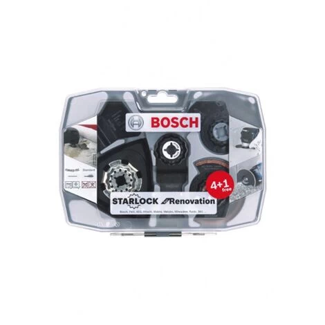 Bosch Multifunktionswerkzeug Zubehör Set Starlock For Renovation 5-tlg 4 Bosch Multifunktionswerkzeug Zubehör Set Starlock For Renovation 5-tlg – Bild 2