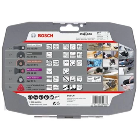 Bosch Multifunktionswerkzeug Zubehör Set Starlock For Renovation 5-tlg 5 Bosch Multifunktionswerkzeug Zubehör Set Starlock For Renovation 5-tlg – Bild 3