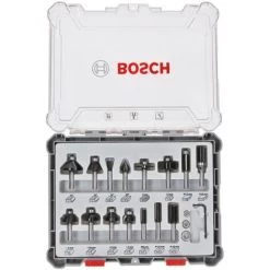Bosch Freihandfräser-Set. 6-mm-Schaft. 15-teilig
