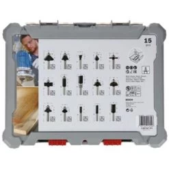 Bosch Freihandfräser-Set. 6-mm-Schaft. 15-teilig -Werkzeug Bosch Geschäft 15024873 3