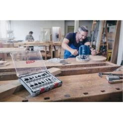 Bosch Freihandfräser-Set. 6-mm-Schaft. 15-teilig -Werkzeug Bosch Geschäft 15024873 4