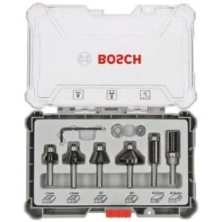 Bosch Rand- Und Kantenfräser-Set. 8-mm-Schaft. 6-teilig