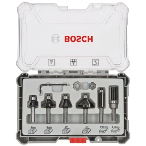 Bosch Rand- Und Kantenfräser-Set. 8-mm-Schaft. 6-teilig 3 Bosch Rand- Und Kantenfräser-Set. 8-mm-Schaft. 6-teilig