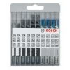 Bosch 10tlg. Stichsägeblatt-Set Basic For Metal And Wood