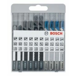 Bosch 10tlg. Stichsägeblatt-Set Basic For Metal And Wood