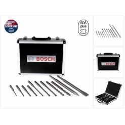 Bosch SDS-plus Bohrer Und Meißel Set 11tlg. + Koffer ( 2608579916 ) PGM Zertifiziert