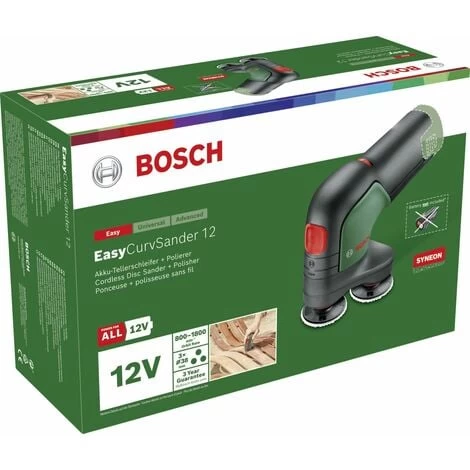 Bosch Schleifer EasyCurv Sander 12 V, 2,5 Ah Schleifmaschine Schleifgerät 5 Bosch Schleifer EasyCurv Sander 12 V, 2,5 Ah Schleifmaschine Schleifgerät – Bild 3
