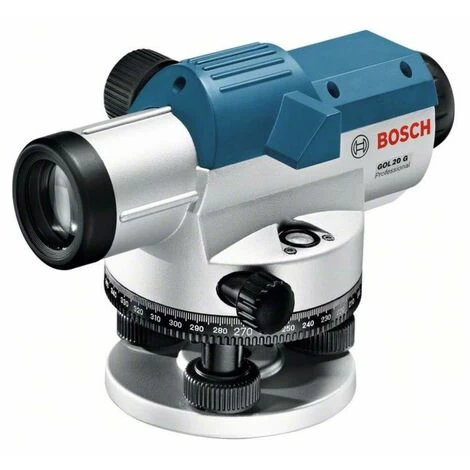 Bosch Professional Bosch Optisches Nivelliergerät GOL 20 G, Stativ, Messstab, Zubehör, Transportkoffer 4 Bosch Professional Bosch Optisches Nivelliergerät GOL 20 G, Stativ, Messstab, Zubehör, Transportkoffer – Bild 2