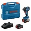 Bosch Professional Bosch Akku-Drehschlagschrauber GDR 18V-200 Mit 2x Akku GBA 18V 4.0Ah In L-Case