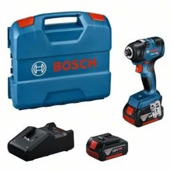 Bosch Professional Bosch Akku-Drehschlagschrauber GDR 18V-200 Mit 2x Akku GBA 18V 4.0Ah In L-Case