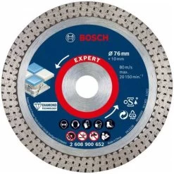 Bosch EXPERT HardCeramic 76 mm Diamanttrennscheiben 76 X 1,5 X 10 mm, Für Mini-Winkelschleifer