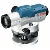 Bosch Professional Bosch Optisches Nivelliergerät GOL 26 D, Messstab, Baustativ, Zubehör, Handwerkerkoffer