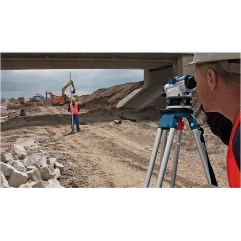 Bosch Professional Bosch Optisches Nivelliergerät GOL 26 D, Messstab, Baustativ, Zubehör, Handwerkerkoffer 5 Bosch Professional Bosch Optisches Nivelliergerät GOL 26 D, Messstab, Baustativ, Zubehör, Handwerkerkoffer – Bild 3