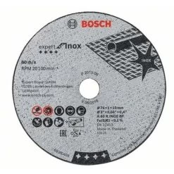Bosch Trennscheiben Expert For Inox 76 Mm 5 Stück Für GWS 10,8-76 V-EC