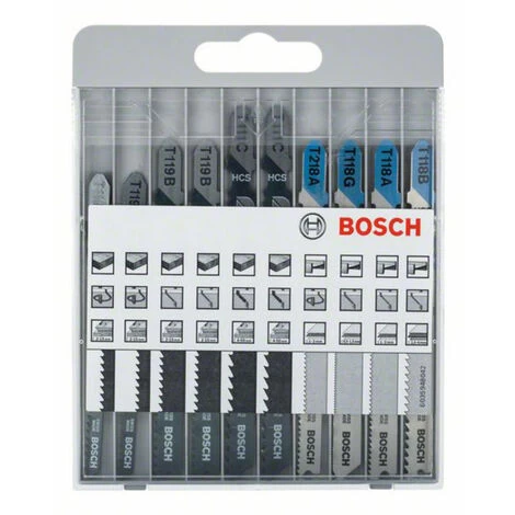 Bosch Accessories 2607010630 Stichsägeblatt-Set Basic For Wood And Metal, 10-teilig 1 Set 4 Bosch Accessories 2607010630 Stichsägeblatt-Set Basic For Wood And Metal, 10-teilig 1 Set – Bild 2