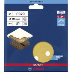 Bosch Accessories EXPERT C470 2608900800 Exzenterschleifpapier Gelocht Körnung 320 (Ø) 115 Mm 5 St. 9 Bosch Accessories EXPERT C470 2608900800 Exzenterschleifpapier Gelocht Körnung 320 (Ø) 115 Mm 5 St. -Werkzeug Bosch Geschäft 46104592 4