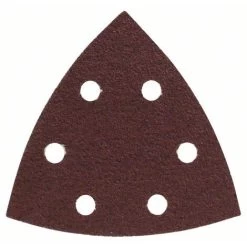 Bosch Accessories 2607019488 Deltaschleifpapier Mit Klett, Gelocht Körnung 60 Eckmaß 93 Mm 25 St.