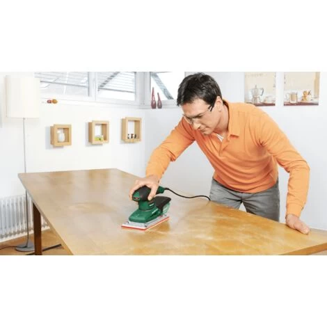 Bosch Schwingschleifer PSS 300 AE (250 Watt, 1 Schleifblatt P120, Bosch Microfilter, Schleiffläche: 262 Cm²) 6 Bosch Schwingschleifer PSS 300 AE (250 Watt, 1 Schleifblatt P120, Bosch Microfilter, Schleiffläche: 262 Cm²) – Bild 4