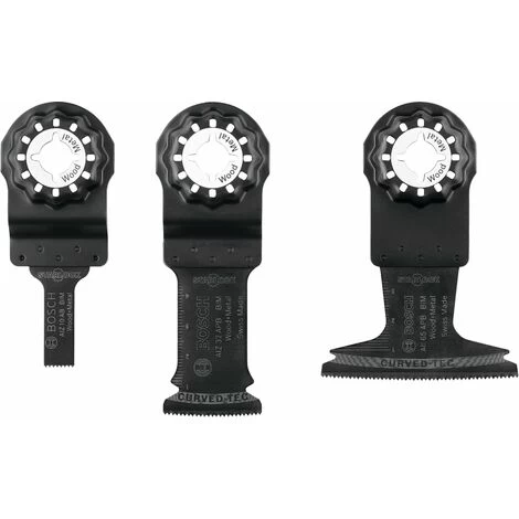 Bosch Professional 3 Tlg. Starlock Tauchsägeblatt Set (für Holz Und Metall, Zubehör Multifunktionswerkzeug) 3 Bosch Professional 3 Tlg. Starlock Tauchsägeblatt Set (für Holz Und Metall, Zubehör Multifunktionswerkzeug)