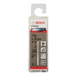 Bosch Metallbohrer HSS-Co, DIN 338, 3 X 33 X 61 Mm, 10er-Pack -Werkzeug Bosch Geschäft 54659610 2