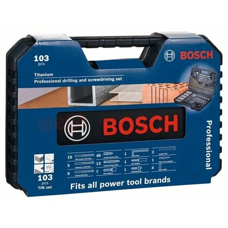 Bit- Und Bohrerset 103 Stk. Bosch V-Line 4 Bit- Und Bohrerset 103 Stk. Bosch V-Line – Bild 2