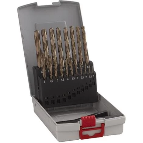 Bosch ProBox Metallbohrer-Set HSS-Co, DIN 338 19 Tlg 1,0 - 10,0 Mm Für Edelstahl 4 Bosch ProBox Metallbohrer-Set HSS-Co, DIN 338 19 Tlg 1,0 - 10,0 Mm Für Edelstahl – Bild 2