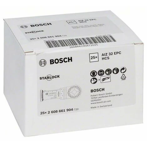 Bosch HCS Tauchsägeblatt AIZ 32 EPC, Wood, 50 X 32 Mm 4 Bosch HCS Tauchsägeblatt AIZ 32 EPC, Wood, 50 X 32 Mm – Bild 2