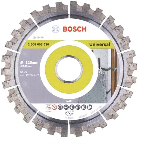 Bosch Diamant Trennscheibe Best For Universal 125 X 22,23 Mm ( 2608603630 ) 4 Bosch Diamant Trennscheibe Best For Universal 125 X 22,23 Mm ( 2608603630 ) – Bild 2