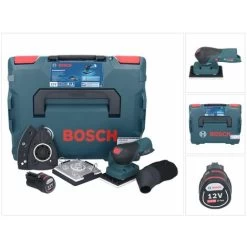 Bosch GSS 12V-13 Professional Akku Schwingschleifer 12 V + 1x Akku 2,0 Ah + L-BOXX - Ohne Ladegerät